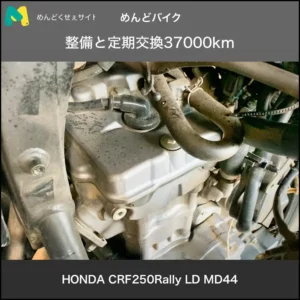 整備と定期交換37000km