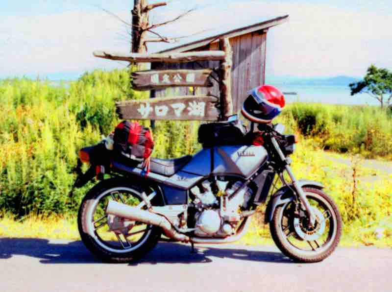 1983年北海道ツーリング　YAMAHA XZ400
