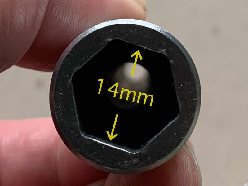 14mm アクスルシャフト