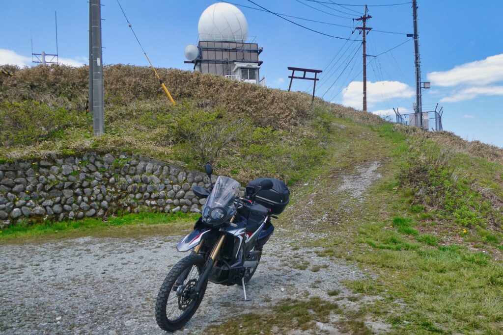 明神山頂上