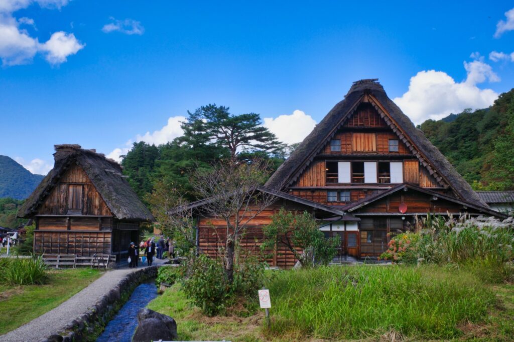 白川郷 荻町の合掌造り